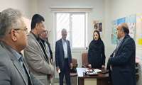بازدید رئیس دانشگاه و مدیر حراست دانشگاه علوم پزشکی گیلان از مرکز خدمات جامع سلامت عباس‌آباد آستارا