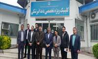 تقدیر رئیس دانشگاه به همراه مدیر حراست دانشگاه علوم پزشکی گیلان از دندانپزشکان