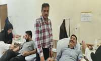 همراهی مستمر رئیس دانشگاه و مدیر حراست دانشگاه علوم پزشکی گیلان در فرهنگ‌سازی اهدای خون