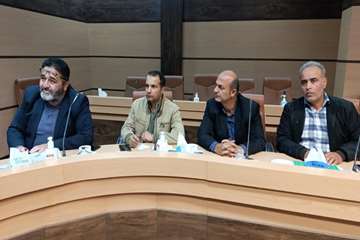 نشست نمایندگان بهورزان استان با رئیس دانشگاه و مدیر حراست دانشگاه 