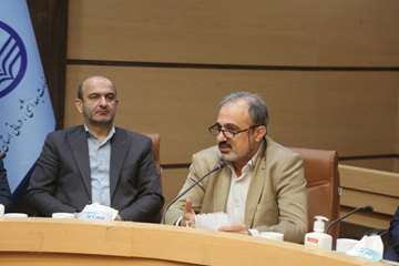 نشست مشترک مسئولان نظام سلامت با بازرس کل استان در سالن اجلاس حوزه ریاست