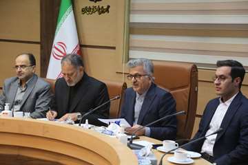 نشست مشترک مسئولان نظام سلامت با بازرس کل استان در سالن اجلاس حوزه ریاست