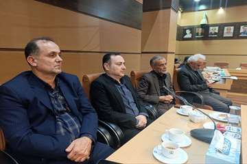 نشست مشترک مسئولان کانون بسیج جامعه پزشکی گیلان و شهرستان‌های استان با حضور دکتر محمدتقی آشوبی- رئیس دانشگاه، اسمعیل زودلی- مدیر