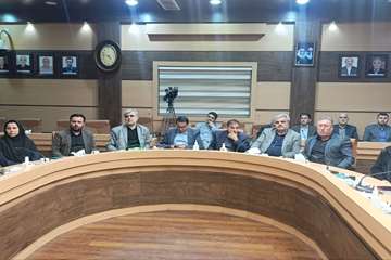 نشست مشترک مسئولان کانون بسیج جامعه پزشکی گیلان و شهرستان‌های استان با حضور دکتر محمدتقی آشوبی- رئیس دانشگاه، اسمعیل زودلی- مدیر