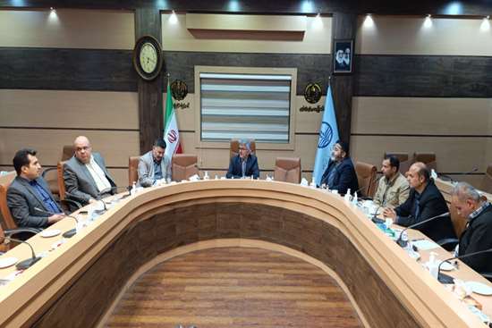 نشست نمایندگان بهورزان استان با رئیس دانشگاه و مدیر حراست دانشگاه  