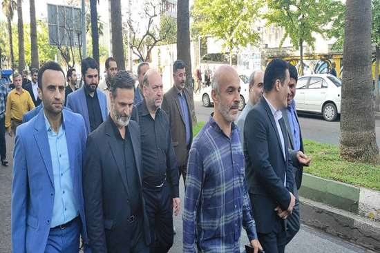 حضور جامعه بزرگ دانشگاه علوم پزشکی گیلان در راهپیمایی سیزده آبان 